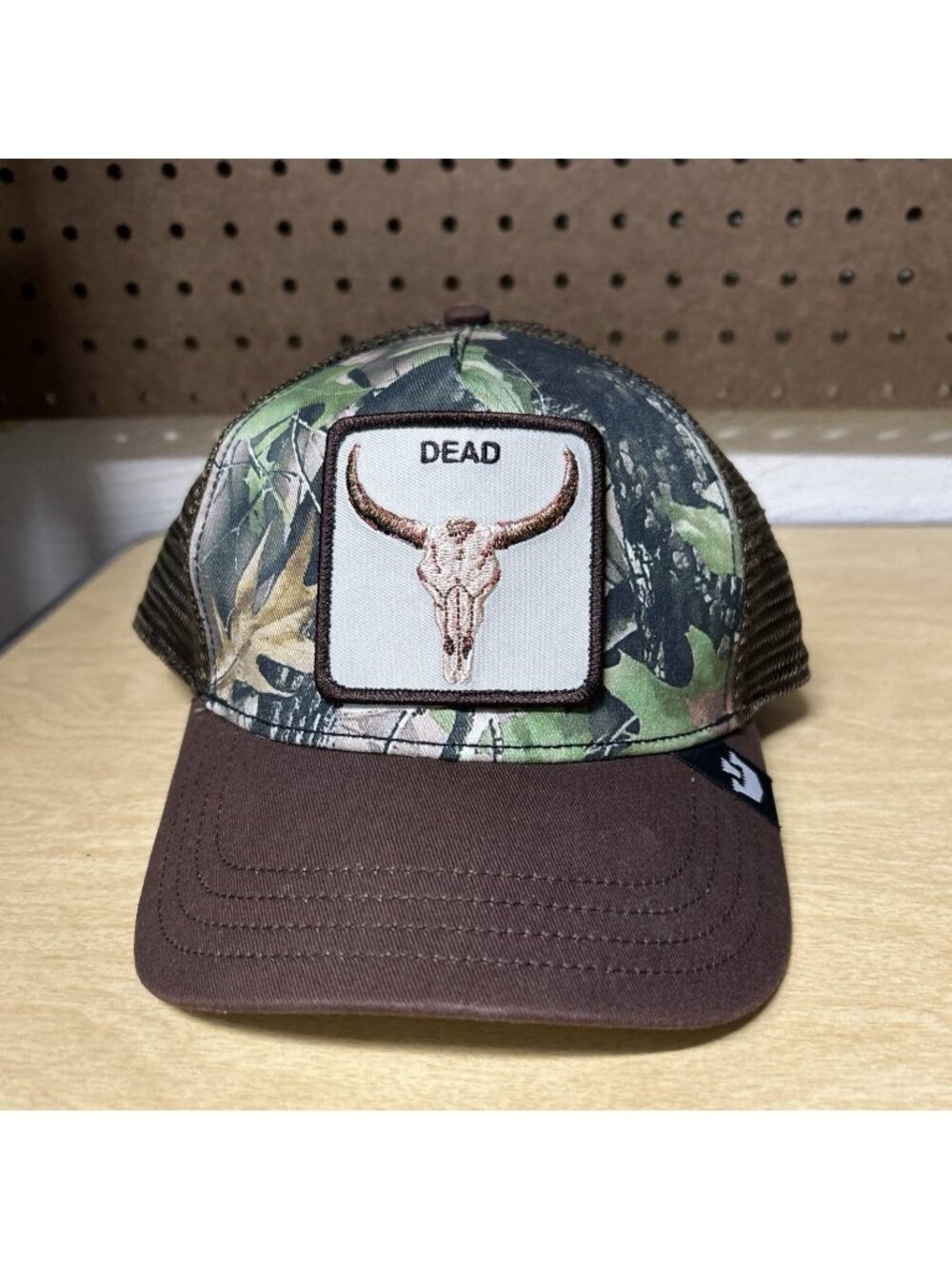 Goorin Bros The Farm Dead Snapback Trucker Hat Cap Six Feet Under Skull Camo
